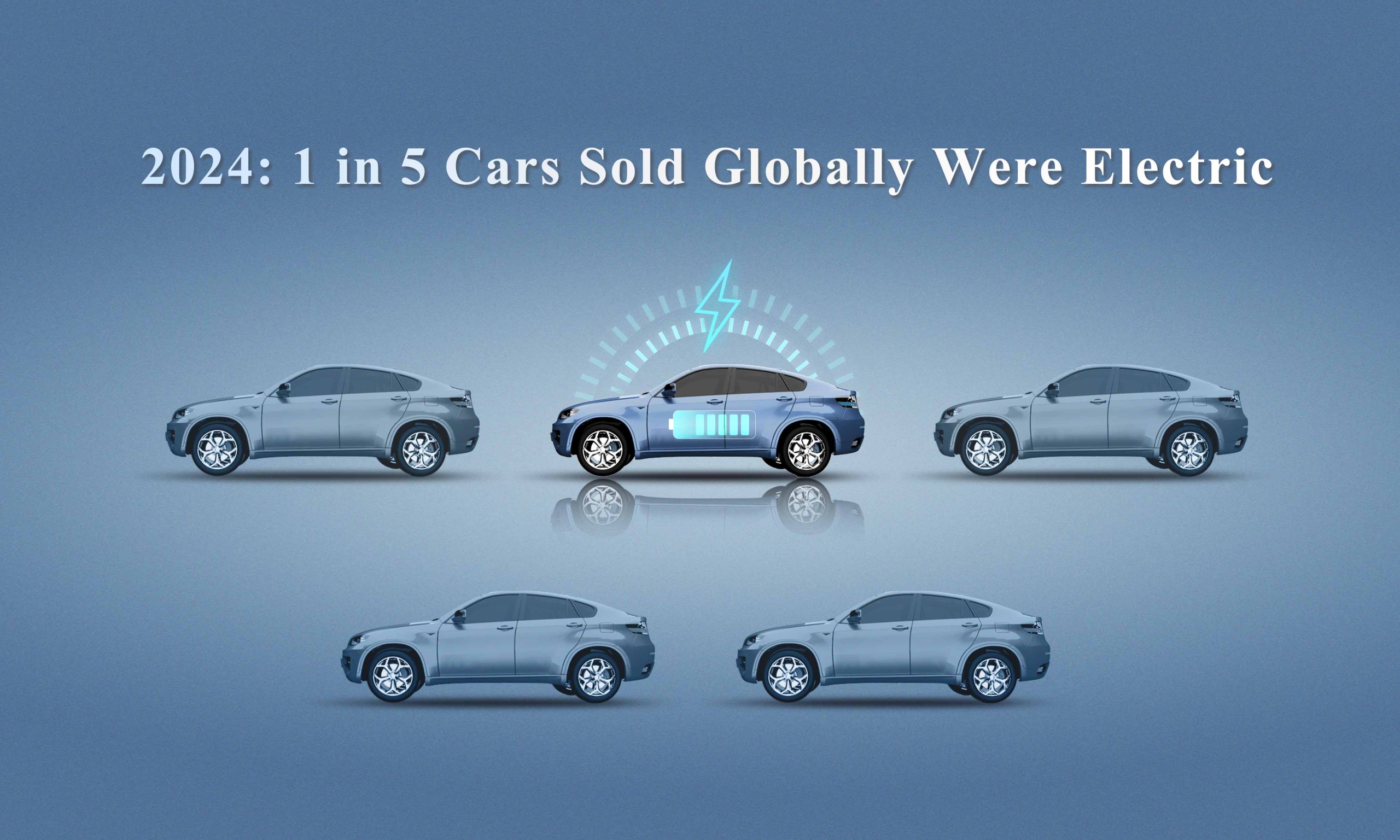 1 in 5 Cars Sold Globally Were Electric in 2024